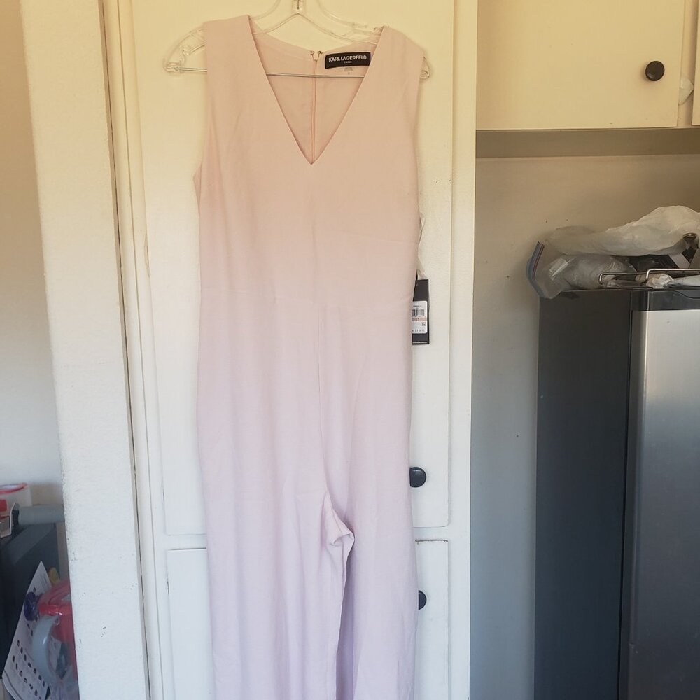 Karl Lagerfeld Size 12 Off Pink Jumpsuit